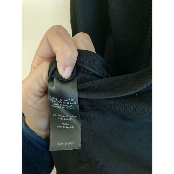 Rag and bone black waist drawstring jumpsuit - Picture 5 of 7